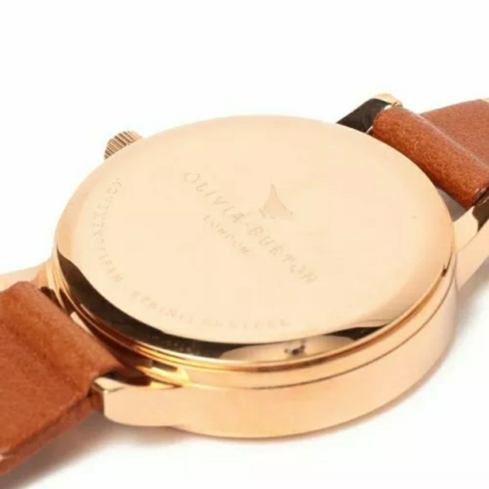 Olivia Burton English Garden tan and rose gold - Picture 3 of 6